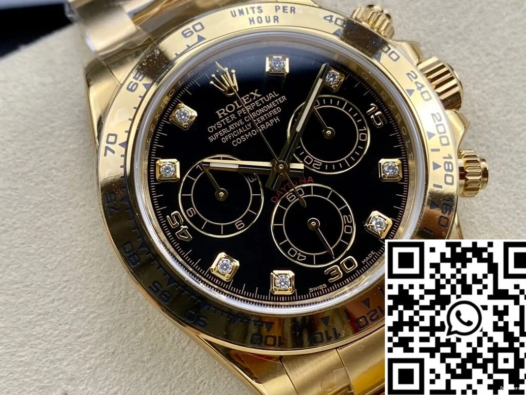 Diamond-set Clean Daytona M116508-0008 Factory Rolex Dial Cosmograph 1228